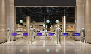 2 полюса вход для супермаркета 304 Безопасные ворота из нержавеющей стали ручной механический барьер для супермаркета поворотные ворота - Product Image 6