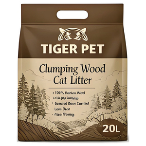Litière agglomérante en bois pour chat, écologique, en pin, sans poussière, vente en gros, fabrication chinoise, personnalisation OEM disponible - Product Image 1