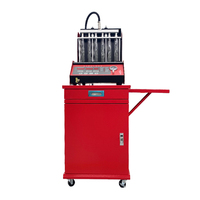 Machine de nettoyage ultrasonique pour injecteurs de carburant 6 cylindres, machine de diagnostic pour la réparation automobile