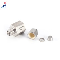 Raccord en acier Ffor Pipes Connecteur femelle en acier inoxydable 304/316 1/8 1/2 1/4 3/8