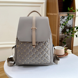 <span class=keywords><strong>Sac</strong></span> à <span class=keywords><strong>dos</strong></span> à la mode pour femmes, <span class=keywords><strong>sac</strong></span> à <span class=keywords><strong>dos</strong></span> texturé rétro de grande capacité, tout-assorti, une pièce, livraison directe 422 - Product Image 4