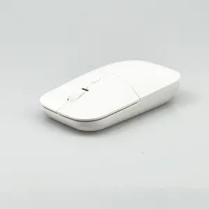 חדש עיצוב לבן נייד 2.4G אלחוטיים שקט עכברים כיכר שטוח Slim אלחוטי עכבר