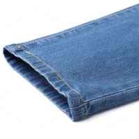 Machine à coudre automatique pour ourlets de jeans et pantalons, machine à ourler industrielle