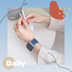 Correa de pulsera de metal para <span class=keywords><strong>Apple</strong></span> <span class=keywords><strong>Watch</strong></span> Ultra 49mm 45mm 41mm <span class=keywords><strong>44mm</strong></span> 40mm 42mm 38mm correa de reloj magnética de acero inoxidable de doble sección - Product Image 2