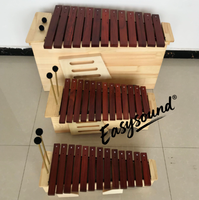 13-Note Glockenspiel Xylophone, Alto Soprano Bass Metallophone - Orff Percussion Instrument for Music