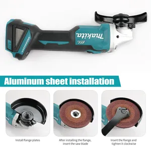  Amoladora Angular Inalámbrica <span class=keywords><strong>DGA504</strong></span> de 18V con Batería de Iones de Litio, Máquina de Corte y Pulido de Alta Potencia - Product Image 4