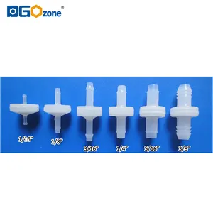 1/4" small plastic one way valves high concentration anti-ozone check valves