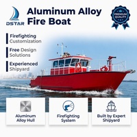 Bateau de lutte contre les incendies en aluminium sur mesure de 13 m, certifié CE, pour les opérations de sauvetage en rivière, en mer et en port - Vente directe usine