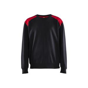 BLAKLADER - 358011589956S Sweatshirt Noir/Rouge-EAN 7330509809198 WORK HOODIES - Product Image 1