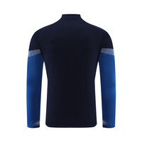 Ensemble de Survêtement de Jogging, Fitness et Course d'Extérieur Haute Qualité, Personnalisable avec Logo, Survêtement de Foot pour Hommes, Tenue d'Entraînement de Football à Demi-Zip