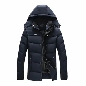 Windproof Wholesale Custom Winter Casual Snow Puffer Jackets For Men 2023 Quilted Coats With Fur Fleece Lining Hood Outerwear