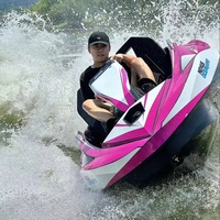 Équipement de jeu pour parc aquatique Petite vitesse Jet Car New Energy Jet Boat Wave Boat Jet Ski