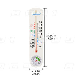 전문 전자 화이트 미니 홈 백라이트 온도계 온도 실내 습도계 야외 미터 디지털 Lcd 습도 - Product Image 6