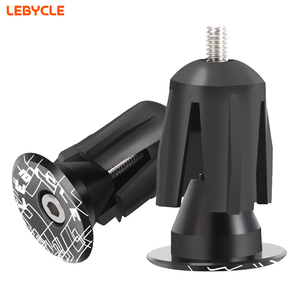 LEBYCLE Embouts de Guidon de Vélo Personnalisables en Alliage d'Aluminium, Bouchons d'Extrémité de Guidon de Vélo, Accessoires de Guidon de Cyclisme - Product Image 1