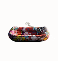Canapé gonflable ergonomique pour festival de musique, chaise longue gonflable portable, siège de bronzage personnalisé, canapé gonflable de plein air