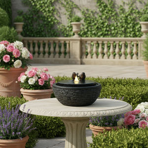 Ornamenti da Giardino Unici: Fontana a Cascata in Vetro e Fibra di Vetro a Forma di Animale Marino per Laghetti, Ispirata alla Natura - Product Image 5