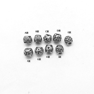 Separadores de acero inoxidable Yunnique, redondos, para la fabricación de pulseras GZY-PJ03 - Product Image 1