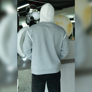 <span class=keywords><strong>Eyd</strong></span> เสื้อฮู้ดซิปรูดรูดซิปสำหรับผู้ชายไซส์ใหญ่พิเศษ - Product Image 3