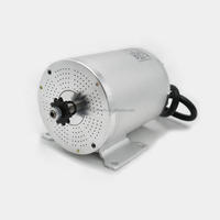Moteur BLDC MY1020 48V 1500W à couple élevé et à économie d'énergie, entièrement en cuivre, pour vélo électrique, VTT, karting, VTT tout-terrain