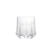 Verre à whisky en cristal plaqué or fuchsia de luxe de 230 ml, design élégant à fond carré, exquis, élégant et accrocheur pour le whisky