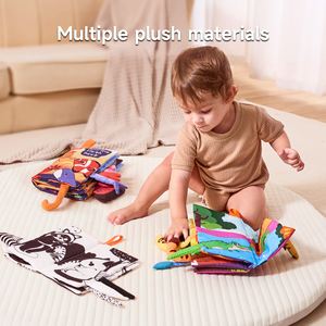Tumama niños juguetes educativos para edades tempranas Montessori 3D animales de la <span class=keywords><strong>selva</strong></span> cola bebé tela libro suave tela bebé libros silenciosos para bebé - Product Image 5