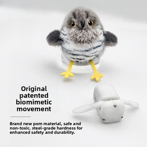Juguete para Gatos con Vibración Inteligente, Peluche de Búho y Tucán, Varita con Movimiento Automático - Product Image 4