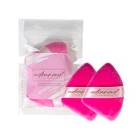Éponge en poudre personnalisée de haute qualité pour maquilleurs professionnels Bouffée de poudre de réglage en forme d'olive rose