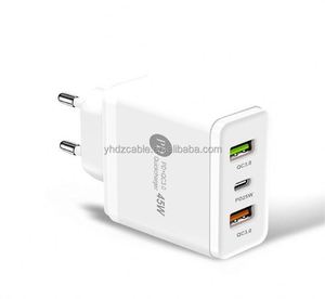 PD20W Fast Charging Mobile Phone Charger 5V3A EU US <b>UK</b> <b>Plug</b> PD+2USB Multi Port <b>Adapter</b> Charging Head - Product Image 4