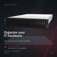 Serveur en rack Lenovo WR5225 G3 Enterprise avec mémoire DDR5 et prise en charge PCIe 5.0 pour le calcul haute performance (HPC) et l'inférence IA