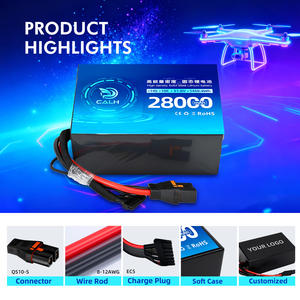 Baterai <span class=keywords><strong>Solid</strong></span> <span class=keywords><strong>State</strong></span> Marine UAV 28000mah 14s 51.8V 28AH 10C Baterai Lithium untuk Drone FPV - Product Image 5
