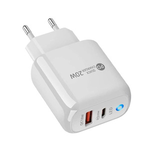 Pour <span class=keywords><strong>Apple</strong></span> <span class=keywords><strong>iPhone</strong></span> 20W Adaptateur secteur PD USB-C Type C <span class=keywords><strong>Chargeur</strong></span> <span class=keywords><strong>rapide</strong></span> QC3.0 USB pour Huawei Charge super <span class=keywords><strong>rapide</strong></span> - Product Image 2
