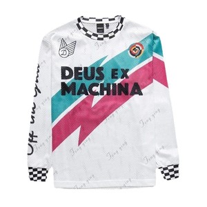 เสื้อเจอร์ซีย์จักรยาน Deus สำหรับผู้ชาย แขนยาว ระบายอากาศได้ดี ผลิตจากโพลีเอสเตอร์ พิมพ์ลายแบบ Sublimation โลโก้ด้านหน้า ชุดแข่งจักรยานเสือภูเขา - Product Image 5