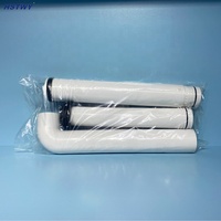 Kit de tuyau de chasse universel HK114-1 pour réservoir encastré, sortie de tuyau de 50 mm, pour toilettes suspendues et cuvettes à montage au sol