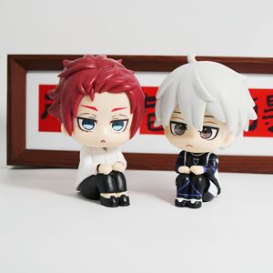 Venta al por mayor 10CM Blue Lock Anime Figure Look up Isagi Yoichi/<span class=keywords><strong>Nagi</strong></span> <span class=keywords><strong>Seishiro</strong></span> Doll Big Head PVC Anime Figure estatuas Juguetes para niños - Product Image 2