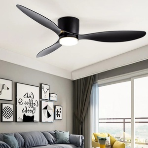 Off-the-shelf Straight Hair Flush Mount Exclusive 3 Leaf >48 Inch Inverter <b>Remote</b> <b>Control</b> AC 6-Speed LED Household <b>Ceiling</b> Fan - Product Image 5
