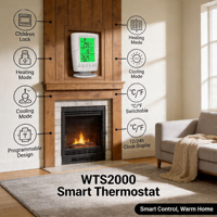 Termostato Digital Programable con Enchufe Europeo para Electrodomésticos, Controlador de Temperatura para Calefacción Eléctrica, Mejor Precio, Alta Calidad
