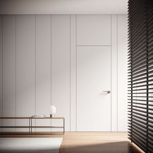 Light Gray Invisible Door: a Subtle <strong>Element</strong> in Modern Interior <strong>Design</strong> for Your House - Product Image 1