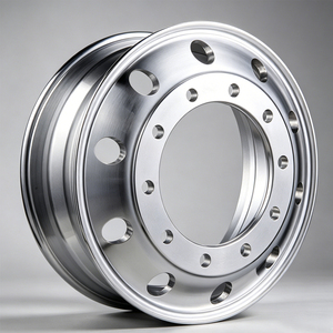 Jantes forgées sur mesure 22'' AZ80A-T6 en Mg argent mat ultra légères pour autocars électriques, largeur ET J personnalisée - Product Image 3