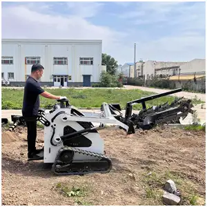 HC460 Multifunctional Mini Skid Steer Loader from China Factory Used CE Certified for All Roads Front Loader Bucket Attachment