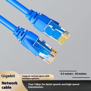 Câble réseau fini Gigabit Cat6 non blindé, cavalier réseau torsadé pour ordinateur, routeur, câble haut débit, 0.5-50 mètres - Product Image 2
