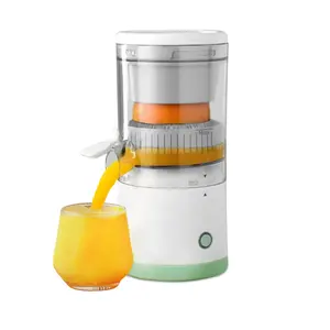 Máquina de espremedor de frutas cítricas, espremedor portátil recarregável com USB e liquidificador para laranja, limão, toranja, extrator de frutas