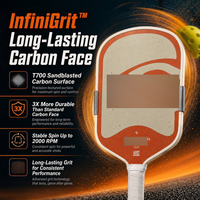 2026 Selk Omni Allongé 16mm Noyau en mousse Résistant aux bris Fibre de carbone Certifié USAPA Professionnel Tournoi Divertissement