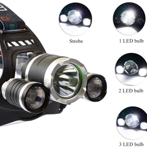 Lampe frontale LED rechargeable par USB, portable, haute puissance, étanche, pour la chasse, la randonnée, les situations d'urgence, le travail en extérieur - Product Image 3