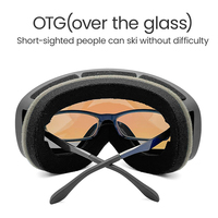 Nuevas Gafas de Nieve Antivaho con Protección UV400, Gafas de Esquí OTG para Adultos, Protección Deportiva de Invierno para Hombres