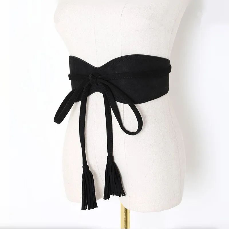 chinese dress ladies Lace sash with adjustable bow