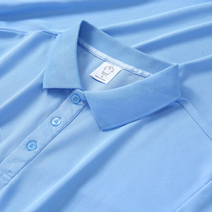 Polo Blanco de Manga Corta para Hombre, Bordado con el Logotipo de su Empresa, <span class=keywords><strong>Uniformes</strong></span> de Alta Calidad, Transpirables - Product Image 3