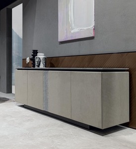 Aparadores superiores de piedra, armarios de Buffet, armario de buffet de cocina de madera, muebles de <span class=keywords><strong>2</strong></span> <span class=keywords><strong>metros</strong></span> de <span class=keywords><strong>largo</strong></span>, mesa de buffet - Product Image 4