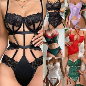 Fabrieksdirecte verkoop Nieuwe stijl Dames Sexy Erotische Lingerie Ondergoed Doorschijnend Bodysuit Stock Bale - Product Image 2