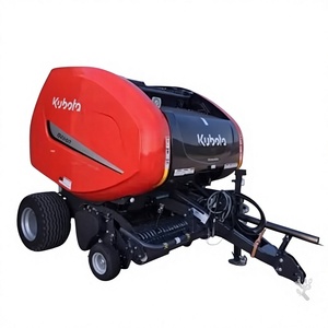 Presse à balles rondes montée sur tracteur avec moteur et engin pour des opérations agricoles à haute productivité - Product Image 1