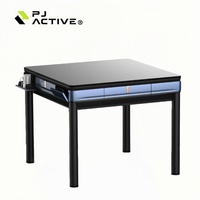 Table de Mahjong Électrique Automatique Moderne Pinjian Pliante Silencieuse de Luxe Commerciale Multifonctionnelle avec Machine de Mélange Complète pour Usage Domestique